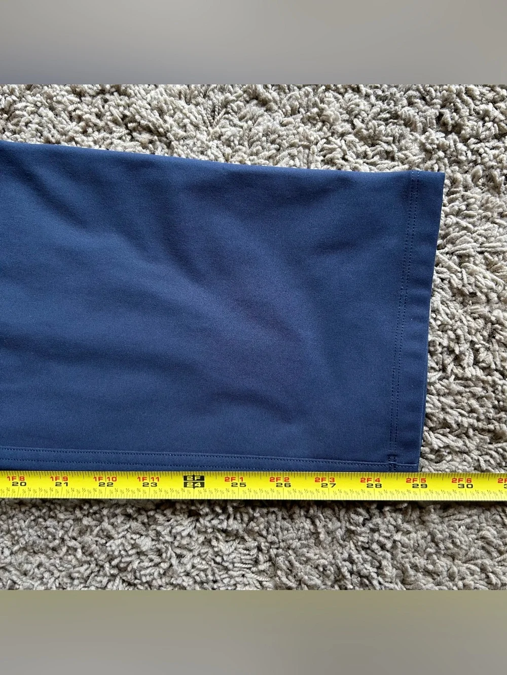 Lululemon ABC Pants Mens 33 (34x29) Classic Slim Navy Warpstreme 5 Pocket Chino